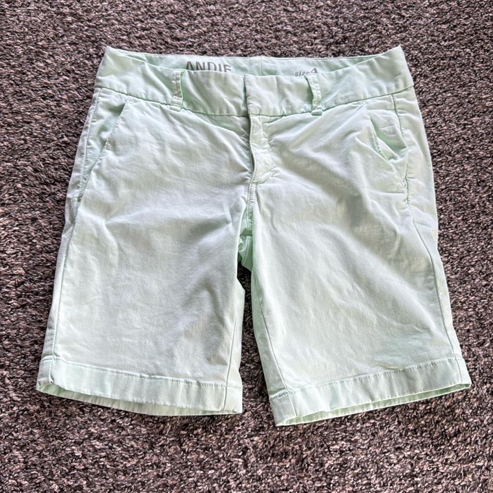 J.Crew Andie Shorts in Sea Foam Green